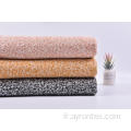 Polyester Two Color Treed Boucle Coat Fleece Tissu